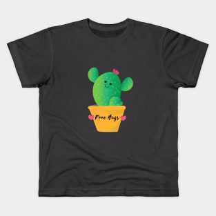 Free Cactus Hugs Kids T-Shirt